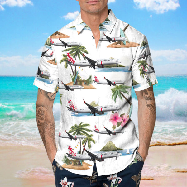 Boeing 737-8 MAX Virgin Australia Airlines Hawaiian Shirt