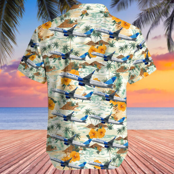 Boeing 757-224 United Airlines Hawaiian Shirt Boeing 757-224 United Airlines Hawaiian Shirt