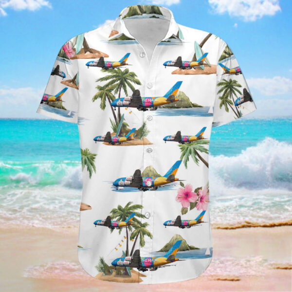 Airbus A380-861 Emirates Hawaiian Shirt Airbus A380-861 Emirates Hawaiian Shirt
