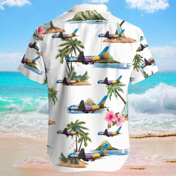 Airbus A380-861 Emirates Hawaiian Shirt Airbus A380-861 Emirates Hawaiian Shirt