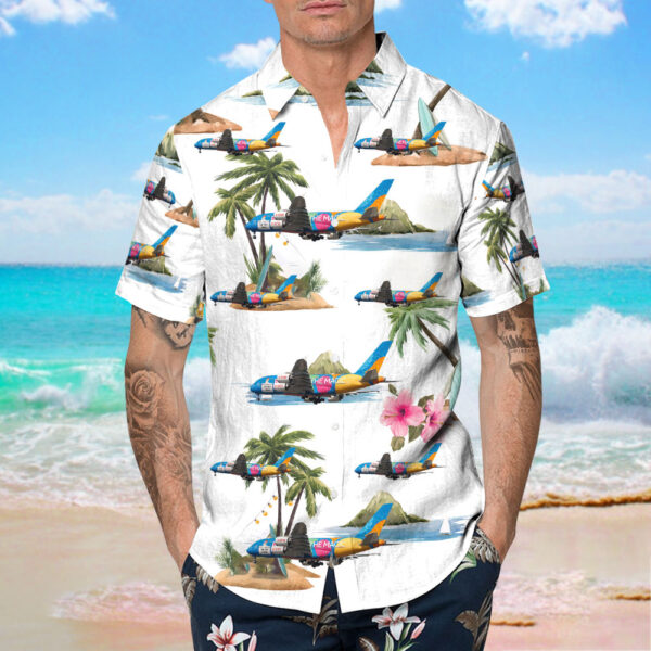 Airbus A380-861 Emirates Hawaiian Shirt Airbus A380-861 Emirates Hawaiian Shirt