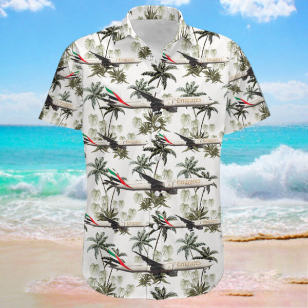 Boeing 777-31HER Emirates Hawaiian Shirt Boeing 777-31HER Emirates Hawaiian Shirt