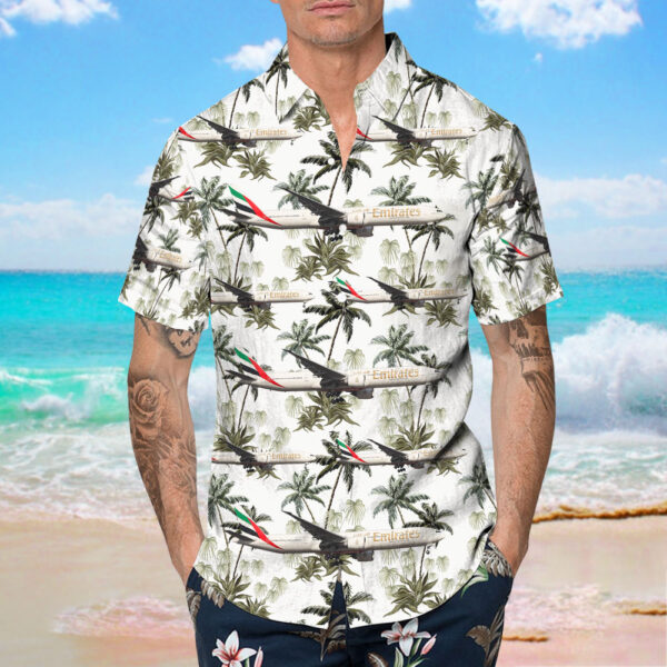 Boeing 777-31HER Emirates Hawaiian Shirt Boeing 777-31HER Emirates Hawaiian Shirt