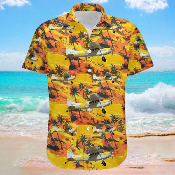 Cessna A185F Skywagon Air Milford Hawaiian Shirt