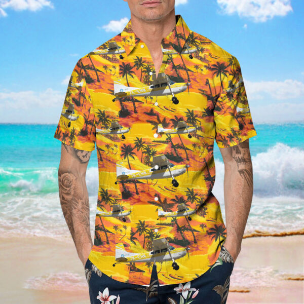 Cessna A185F Skywagon Air Milford Hawaiian Shirt
