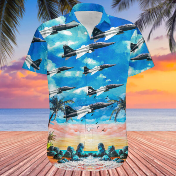 Northrop T-38C Talon United States US Air Force (USAF) Hawaiian Shirt Northrop T-38C Talon United States US Air Force (USAF) Hawaiian Shirt
