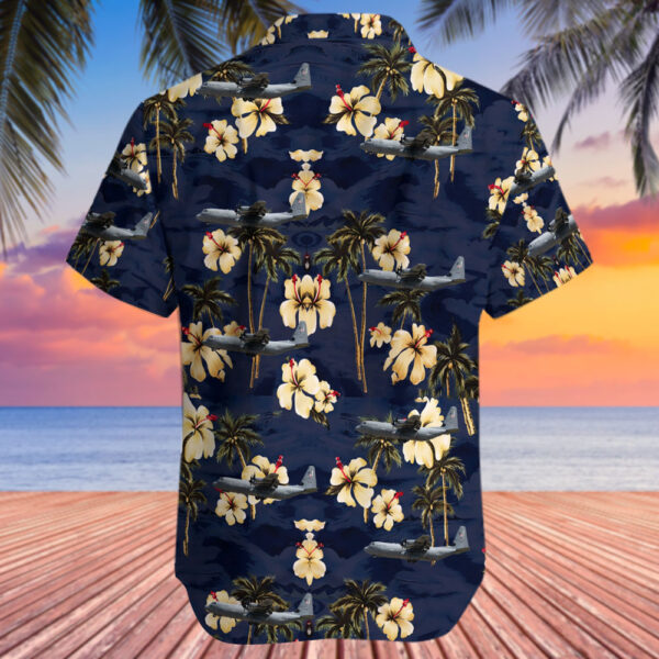 Lockheed Martin C-130J-30 Hercules United States US Air Force (USAF) Hawaiian Shirt Lockheed Martin C-130J-30 Hercules United States US Air Force (USAF) Hawaiian Shirt