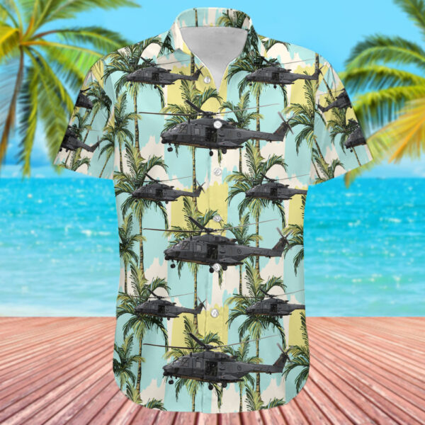 NH Industries NH-90TTH New Zealand Royal New Zealand Air Force (RNZAF) Hawaiian Shirt NH Industries NH-90TTH New Zealand Royal New Zealand Air Force (RNZAF) Hawaiian Shirt
