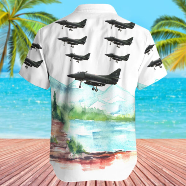 Douglas A-4K Skyhawk New Zealand Royal New Zealand Air Force (RNZAF) Hawaiian Shirt Douglas A-4K Skyhawk New Zealand Royal New Zealand Air Force (RNZAF) Hawaiian Shirt