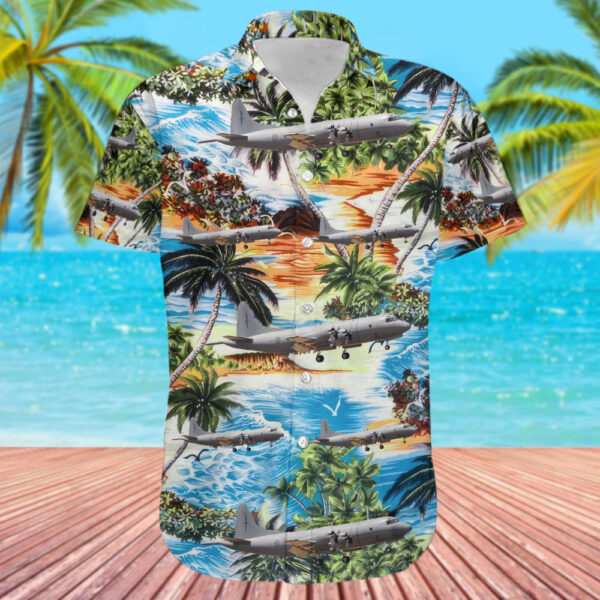 Lockheed P-3K Orion New Zealand Royal New Zealand Air Force (RNZAF) Hawaiian Shirt Lockheed P-3K Orion New Zealand Royal New Zealand Air Force (RNZAF) Hawaiian Shirt