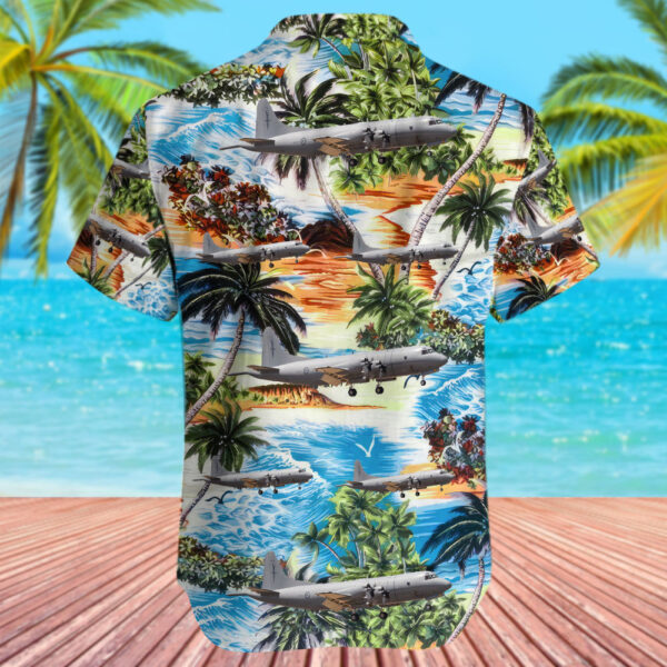Lockheed P-3K Orion New Zealand Royal New Zealand Air Force (RNZAF) Hawaiian Shirt Lockheed P-3K Orion New Zealand Royal New Zealand Air Force (RNZAF) Hawaiian Shirt