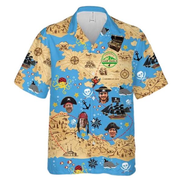 Pirate Hawaiian Shirt Man Pirate Hawaiian Shirt Man