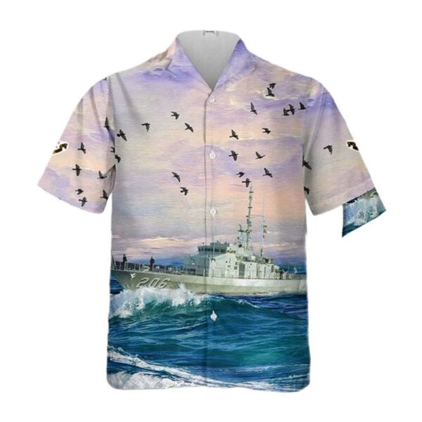 Royal Australian Navy HMAS Wollongong (FCPB 206) Fremantle-class patrol boat Cheap Hawaiian Shirt Royal Australian Navy HMAS Wollongong (FCPB 206) Fremantle-class patrol boat Cheap Hawaiian Shirt