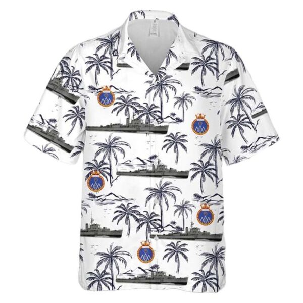 Royal Canadian Navy HMCS Jonquiere FFE 318 Prestonian-class frigate Hawaiian Shirt For Men And Women Royal Canadian Navy HMCS Jonquiere FFE 318 Prestonian-class frigate Hawaiian Shirt For Men And Women