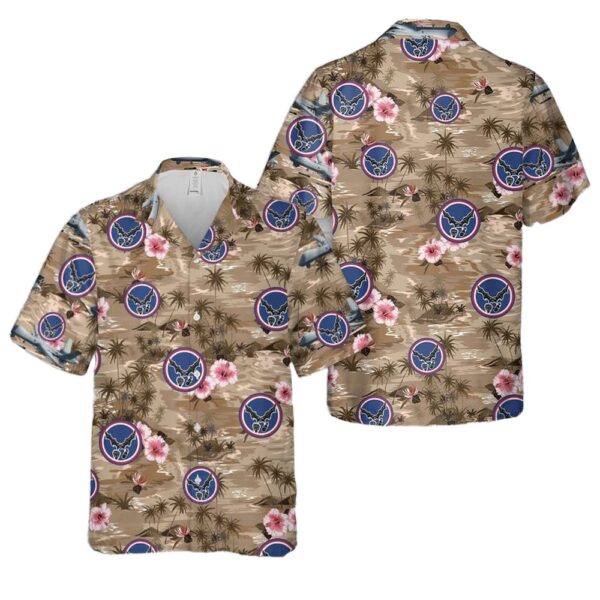US Air Force 25 ATKW Button Up Hawaiian Shirt US Air Force 25 ATKW Button Up Hawaiian Shirt