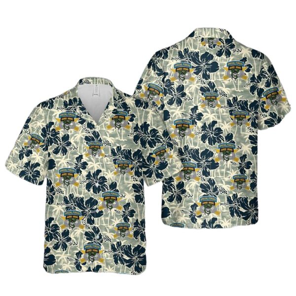 US Army Special Forces Jungle Skull Hawaiian Shirt Man US Army Special Forces Jungle Skull Hawaiian Shirt Man
