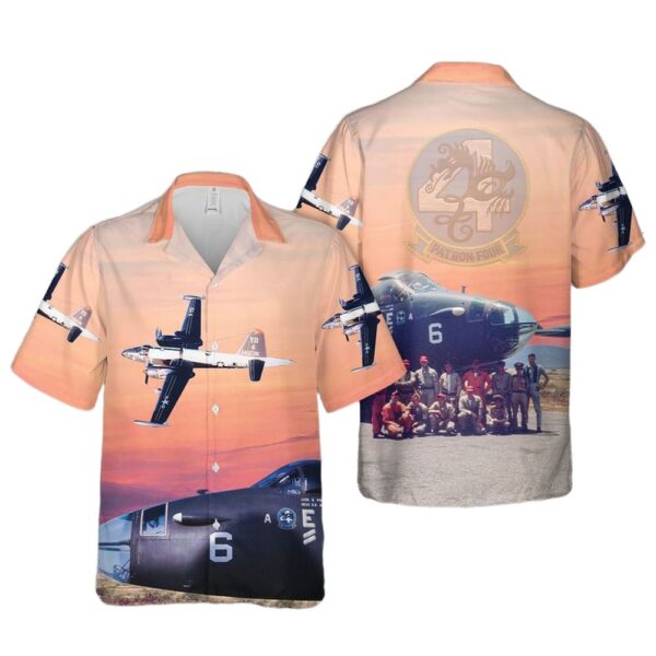 US Navy Patrol Squadron Four (VP-4) CAC6 V2 Hawaiian Shirt For Men And Women
