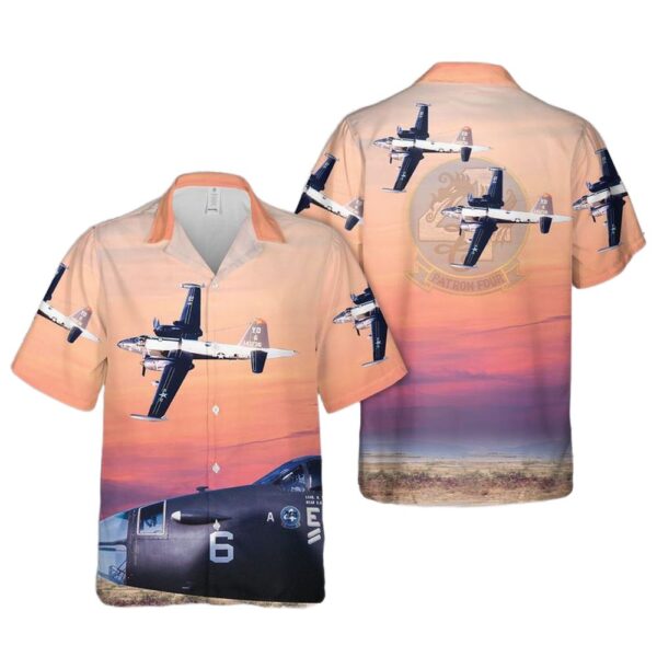 US Navy Patrol Squadron Four (VP-4) CAC6 V5 Hawaiian Shirt Outfit US Navy Patrol Squadron Four (VP-4) CAC6 V5 Hawaiian Shirt Outfit