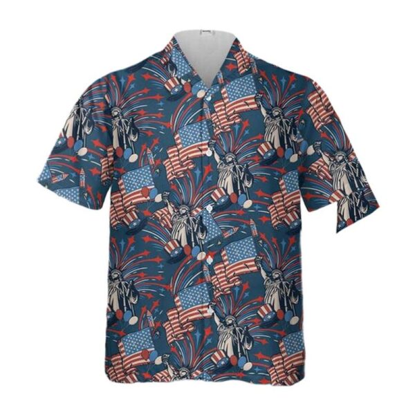 USA Vintage 4th Of July Hawaiian Shirt For Men And Women USA Vintage 4th Of July Hawaiian Shirt For Men And Women