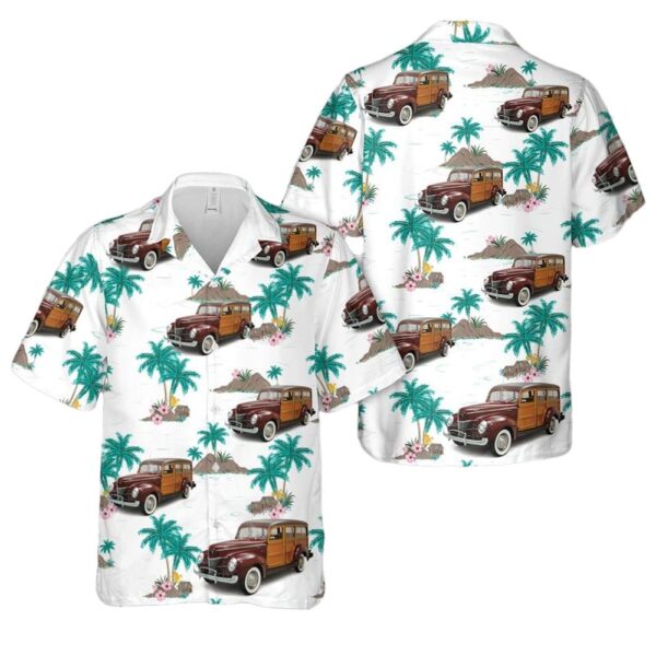 1940 Ford Deluxe Station Wagon Hawaiian Shirt Cheap 1940 Ford Deluxe Station Wagon Hawaiian Shirt Cheap