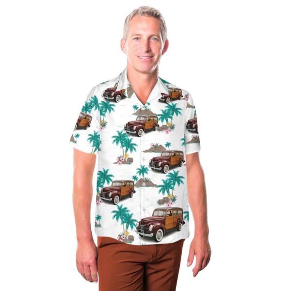 1940 Ford Deluxe Station Wagon Hawaiian Shirt Cheap 1940 Ford Deluxe Station Wagon Hawaiian Shirt Cheap