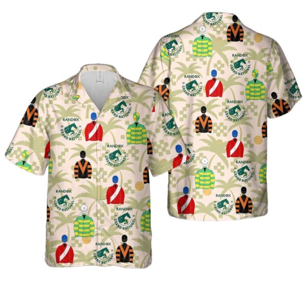 2025 Grand National Horse Racing Jockey Uniform Hawaiian Shirt Cheap 2025 Grand National Horse Racing Jockey Uniform Hawaiian Shirt Cheap