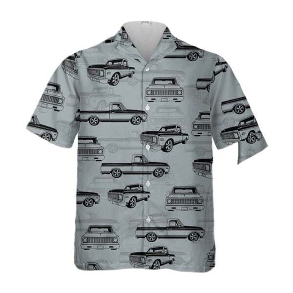 Chevrolet C10 1971 to 1972 Silhouette Cheap Hawaiian Shirt Chevrolet C10 1971 to 1972 Silhouette Cheap Hawaiian Shirt