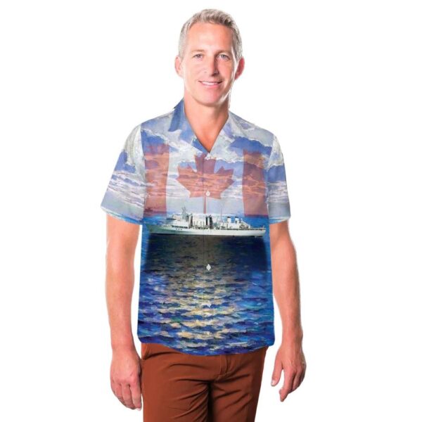 Royal Canadian Navy HMCS Protecteur (AOR 509) Hawaiian Shirt For Men And Women Royal Canadian Navy HMCS Protecteur (AOR 509) Hawaiian Shirt For Men And Women