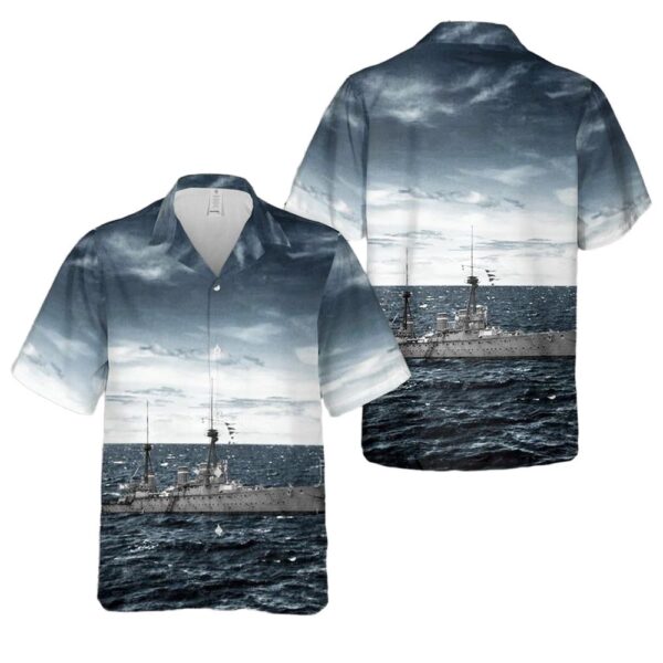 Royal Navy HMS Invincible (1907) Hawaiian Shirt Outfit Royal Navy HMS Invincible (1907) Hawaiian Shirt Outfit