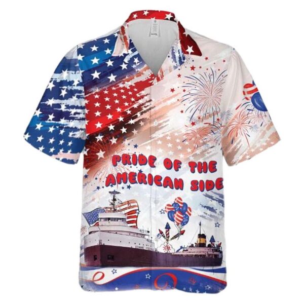 SS Edmund Fitzgerald 4th Of July Hawaiian Shirt For Men And Women SS Edmund Fitzgerald 4th Of July Hawaiian Shirt For Men And Women