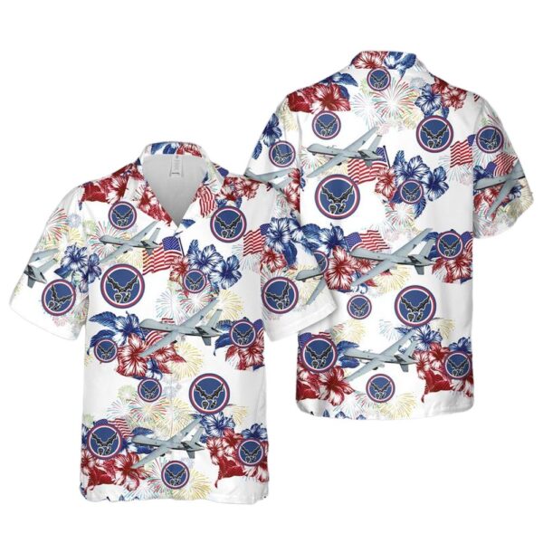 US Air Force 25 ATKW MQ-9 Reaper Aloha Hawaiian Shirt US Air Force 25 ATKW MQ-9 Reaper Aloha Hawaiian Shirt