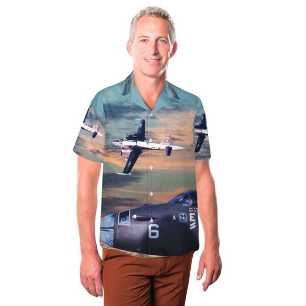 US Navy Patrol Squadron Four (VP-4) CAC6 V3 Hawaiian Shirt Man US Navy Patrol Squadron Four (VP-4) CAC6 V3 Hawaiian Shirt Man