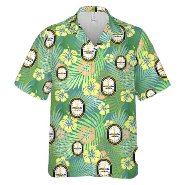 US Navy Surface Combat Systems Training Command Aloha Hawaiian Shirt US Navy Surface Combat Systems Training Command Aloha Hawaiian Shirt
