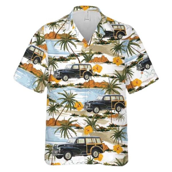 1967 Morris Minor Traveller Hawaiian Shirt Man