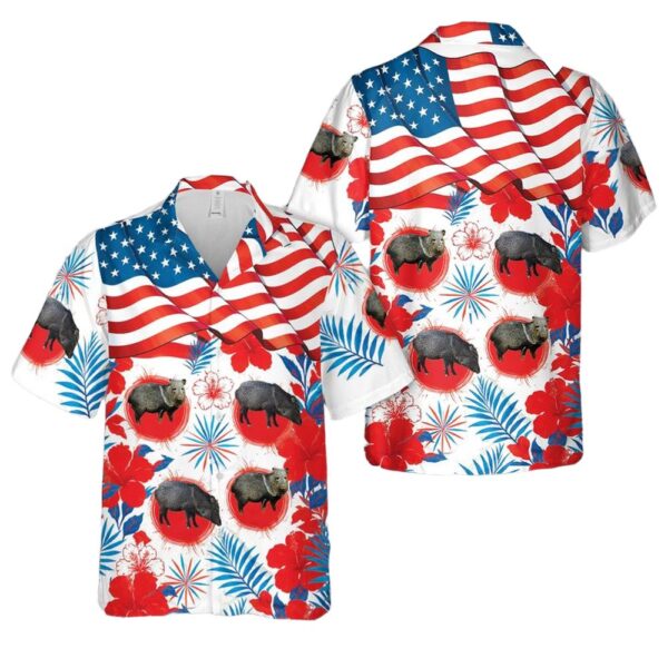 Javelina 4th Of July Hawaiian Shirt For Men And Women