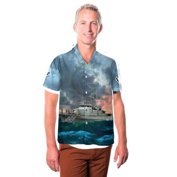 Royal Australian Navy HMAS Ipswich (FCPB 209) Fremantle-class patrol boat Aloha Hawaiian Shirt Royal Australian Navy HMAS Ipswich (FCPB 209) Fremantle-class patrol boat Aloha Hawaiian Shirt