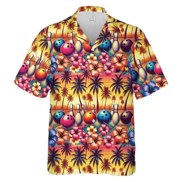 Tropical Bowling Cheap Hawaiian Shirt Tropical Bowling Cheap Hawaiian Shirt