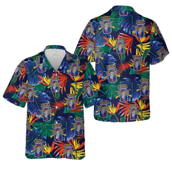 US Army 1st Bn 503rd INF 173rd Airborne Recon Cheap Hawaiian Shirt US Army 1st Bn 503rd INF 173rd Airborne Recon Cheap Hawaiian Shirt