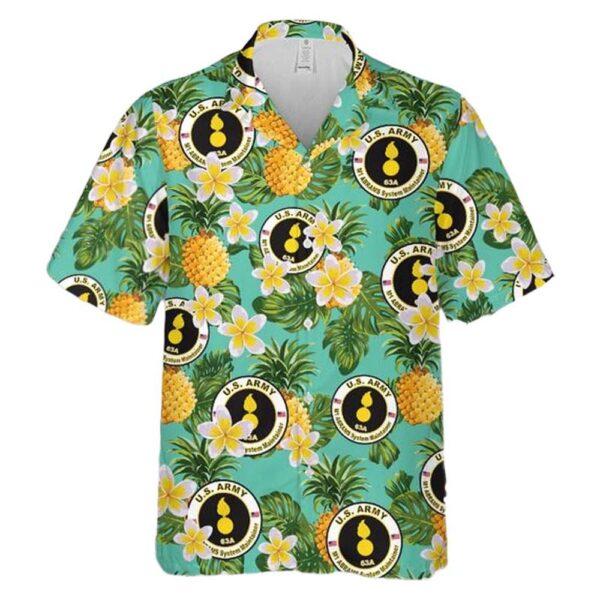 US Army MOS 63A M1-ABRAMS System Maintainer Hawaiian Shirt Outfit US Army MOS 63A M1-ABRAMS System Maintainer Hawaiian Shirt Outfit