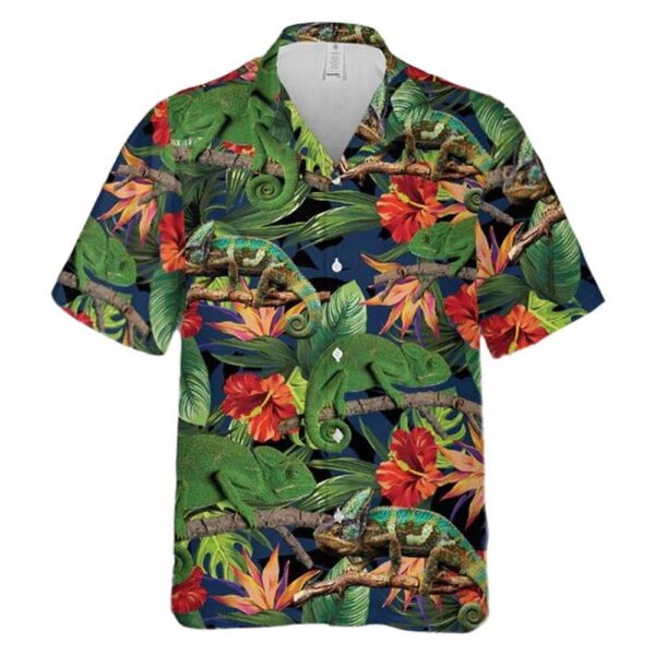Chameleon Hawaiian Shirt For Men And Women Chameleon Hawaiian Shirt For Men And Women