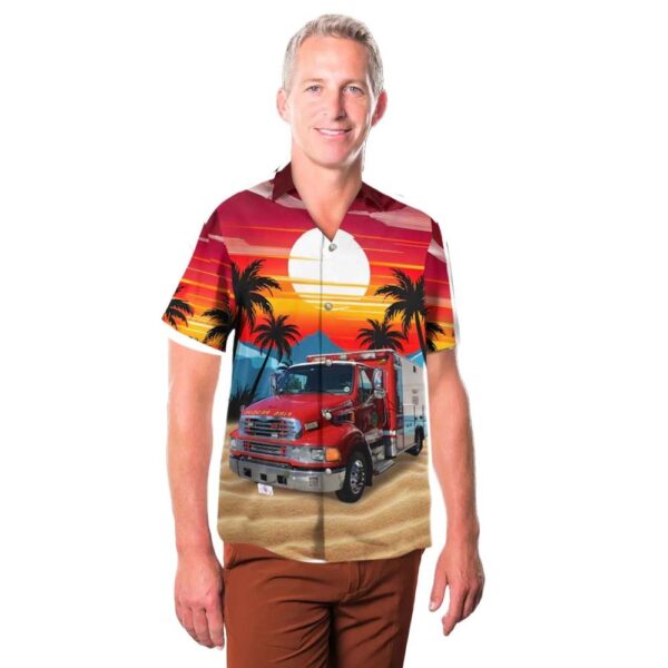 Islamorada Florida Islamorada Fire Rescue Rescue 20 Hawaiian Shirt Man Islamorada Florida Islamorada Fire Rescue Rescue 20 Hawaiian Shirt Man