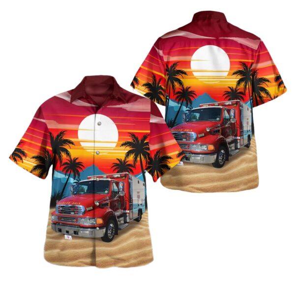 Islamorada Florida Islamorada Fire Rescue Rescue 20 Hawaiian Shirt Man Islamorada Florida Islamorada Fire Rescue Rescue 20 Hawaiian Shirt Man