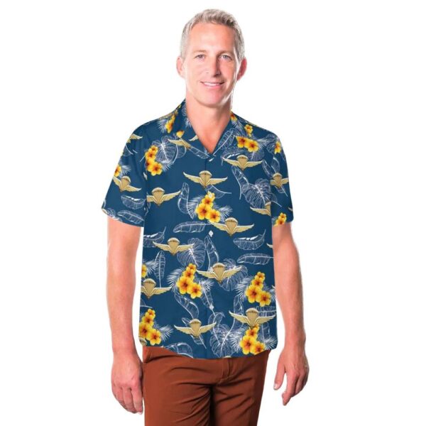 Norwegian Airborne Wings Norwegian Military Parachutist Badge Cheap Hawaiian Shirt Norwegian Airborne Wings Norwegian Military Parachutist Badge Cheap Hawaiian Shirt