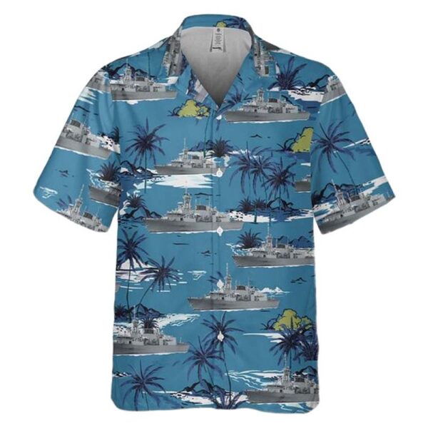 Royal Canadian Navy HMCS St John’s FFH 340 Hawaiian Shirt Cheap Royal Canadian Navy HMCS St John’s FFH 340 Hawaiian Shirt Cheap