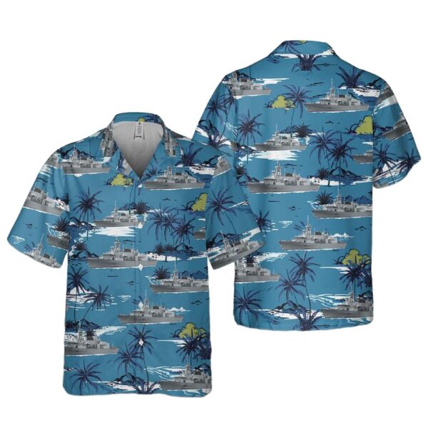 Royal Canadian Navy HMCS St John’s FFH 340 Hawaiian Shirt Cheap Royal Canadian Navy HMCS St John’s FFH 340 Hawaiian Shirt Cheap