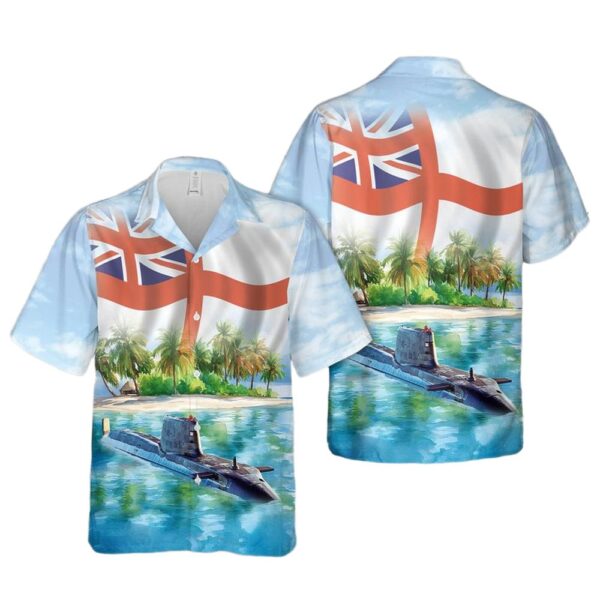 Royal Navy Astute-class submarine Cheap Hawaiian Shirt Royal Navy Astute-class submarine Cheap Hawaiian Shirt