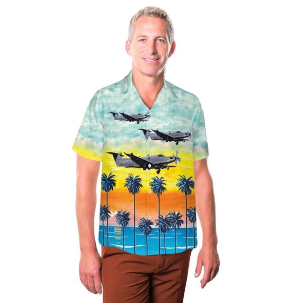 US Air Force Pilatus U-28A Draco 01-0415 319th-34th Special Operations Sqns Cheap Hawaiian Shirt US Air Force Pilatus U-28A Draco 01-0415 319th-34th Special Operations Sqns Cheap Hawaiian Shirt