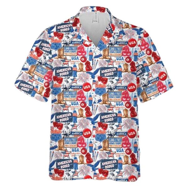 Western Collage 4th Of July Hawaiian Shirt Cheap Western Collage 4th Of July Hawaiian Shirt Cheap