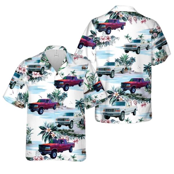 1996 Ford F-250 Powerstroke Hawaiian Shirt For Men And Women