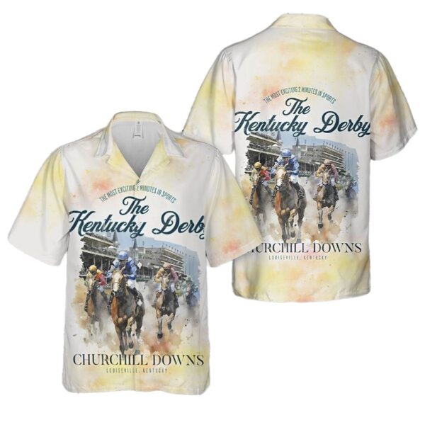 Kentucky Derby Horse Racing Aloha Hawaiian Shirt Kentucky Derby Horse Racing Aloha Hawaiian Shirt